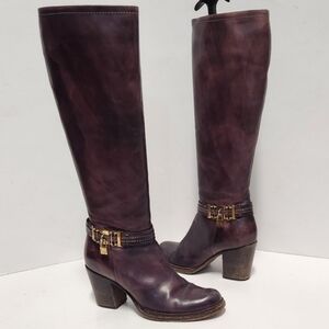 Capezzani Leather Tall Boots